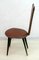 Mid-Century Italian Modern Dining Chairs by Umberto Mascagni for Harrods, 1950s, Set of 6, Image 6