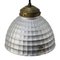 Mid-Century Industrial Mercury Glass & Brass Pendant Lamp from Wonder Licht 4