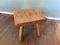 Pierre Jeanneret Style Solid Oak Side Table, 1950s 3