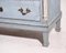 Gustavian Chest with Carved Columns & Original Lock and Key, Early 19th Century 3