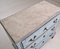 Gustavian Chest with Carved Columns & Original Lock and Key, Early 19th Century 4