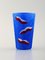 Vase in Blue Mouth Blown Art Glass by Ulrica Hydman Vallien for Kosta Boda, Sweden 2