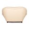 Cream Leather & Wood 2-Seat Sofa from Nieri 9