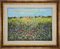 Luciano Sacco - Wildflowers - Original Oil Painting on Canvas Canvas - 1980s, Immagine 1