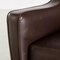 965H Leather Reading Armchair with Ottoman by Fredrik Kayser, Set of 2 5