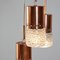 Glass Shade Pendant Lamp with Copper Inlay 4