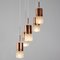 Glass Shade Pendant Lamp with Copper Inlay 3