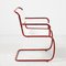 Red and White Bauhaus Armchair 2