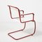 Red and White Bauhaus Armchair 3