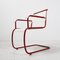 Red and White Bauhaus Armchair 9