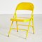 Yellow Iron Foldable Chair 1