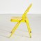 Yellow Iron Foldable Chair 3