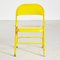 Yellow Iron Foldable Chair 4