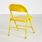 Yellow Iron Foldable Chair 2