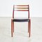 Model 78 Rosewood Chairs by Niels O. Moller, Set of 4 5