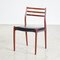 Model 78 Rosewood Chairs by Niels O. Moller, Set of 4 2