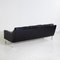Angular Black Leather Sofa 4