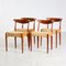Teak Dining Chairs by Arne Olsen Hovmand, 1960s, Set of 4, Image 1