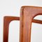 Teak Armchair with Wicker Backrest, Image 9