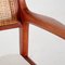 Teak Armchair with Wicker Backrest 13