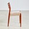 Model 78 Dining Chairs by Niels O. Møller, Set of 4, Image 4