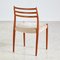 Model 78 Dining Chairs by Niels O. Møller, Set of 4 3