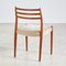 Model 78 Dining Chairs by Niels O. Møller, Set of 4, Image 3