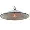 Large Mid-Century Dutch Industrial Gray Enamel Pendant Lamp from Philips 2