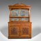 Large Victorian English Arts & Crafts Oak Sideboard with Mirror, Image 2