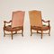 Antique Carolean Style Needlepoint Armchairs, Set of 2 12