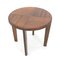 Round Wooden Coffee Table, 1940s, Image 1