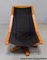 Leather & Beech Swivel Chair, 1970s, Image 25