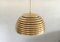 Vintage German Space Age Brass Saturno Pendant Lamp by Kazuo Motozawa for Staff 13