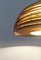 Lampe à Suspension Saturno Space Age Vintage en Laiton par Kazuo Motozawa pour Staff 16