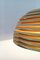 Vintage German Space Age Brass Saturno Pendant Lamp by Kazuo Motozawa for Staff 15