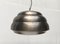 Mid-Century Metal & Glass Pendant Lamp 1