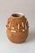 Vase Bitossi en Céramique avec Éléments Vernis Abstraits, Italie 1