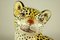 Estatuilla de leopardo / guepardo infantil de cerámica pintada a mano, años 60, Imagen 6