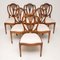 Antique Sheraton Style Dining Chairs, Set of 6 1
