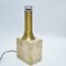 Travertine & Brass Table Lamp by Fratelli Mannelli, 1960s 5