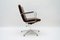 Brown Leather Swivel Chair by Karl-Erik Ekselius for AB J.O. Carlson, 1960s 4