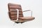 Brown Leather Swivel Chair by Karl-Erik Ekselius for AB J.O. Carlson, 1960s 3