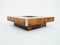 French Burl Wood Model Alveo Coffee Table from Mario Sabot, 1971 3