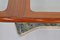 Italian Mahogany, Brass & Marble Dining Table, 1960s, Image 2