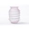 Pinke Kunstglas Vase, 1970er 1