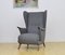 Mid-Century Danish Wing Back Armchair, 1960s, Image 8