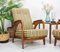 Vintage Organic-Shaped Oak Lounge Chairs, 1950s, Set of 2 9