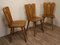 Brutalist Solid Pine Dining Chairs, 1960s, Set of 3 10