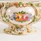 Mehrfarbige Keramik Suppenterrine mit handgemalten floralen Verzierungen von BottegaNove, 1940er 3