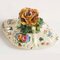 Sopera / centro de mesa multicolor de cerámica con decoraciones florales pintadas a mano de BottegaNove, años 40, Imagen 4